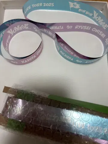 나니와단시 은색 테이프 세트 (새상품급 및 접힌 것 있음)