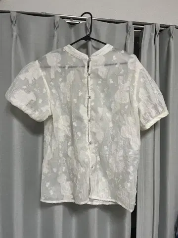 PAGEBOY 2WAY 레이스업 블라우스 (반팔)