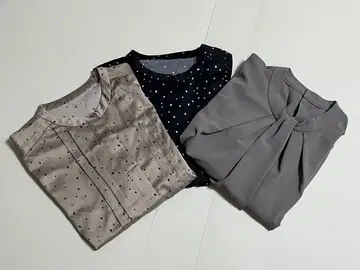 긴팔 블라우스 3종 세트