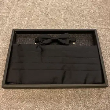 크리켓 포멀 보타이 카머밴드 세트