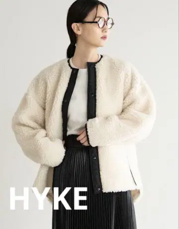 HYKE FAUX SHEARLING JACKET 보아 자켓