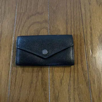 MICHAEL KORS 블랙 가죽 키케이스 봉투형