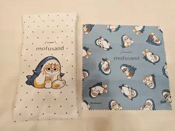 Zoff mofusand 상어냥 안경 케이스 안경닦이