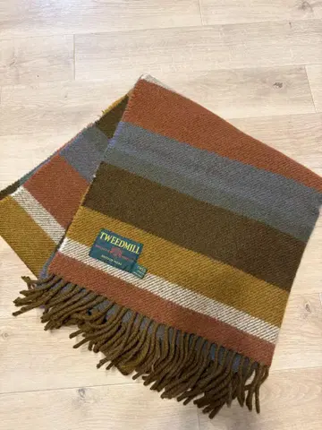 TWEEDMILL 스트라이프 담요