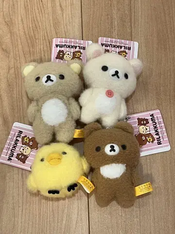 리락쿠마 포근 펠트풍 마스코트 키체인