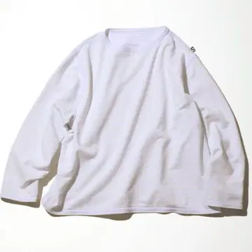 [ 새상품급 ] CAHLUMN 보트넥 스트라이프 프렌치 테리 롱 슬리브