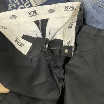 디키즈 874 오리지널 핏 워크 팬츠 블랙 치노 팬츠