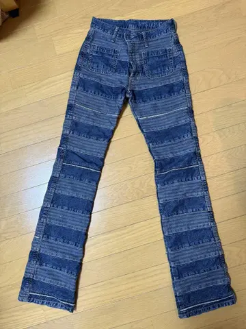 스크래치 플레어 데님 24 XS