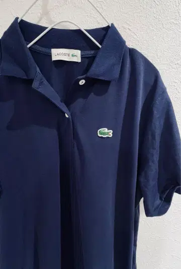 LACOSTE 네이비 피케 셔츠 L~LL