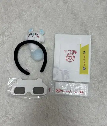 치이카와 파크 머리띠 모몽가 치이카와 라멘 돈코츠