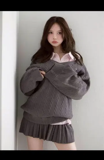 andmary Agatha 블라우스 세트업
