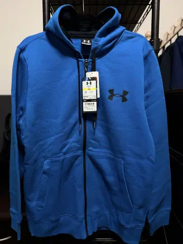 새상품 Under Armour 후드티 블루 MD