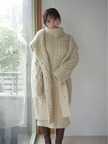 Jose knit cardigan set dress AM1538
