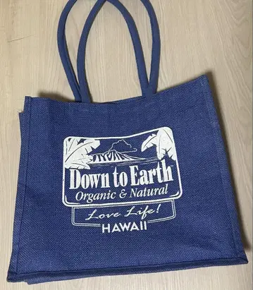 Down to Earth 다운투어스 에코백 네이비