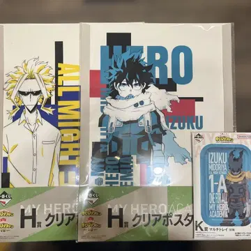 미개봉 나의 히어로 아카데미아 클리어 포스터 2장 세트