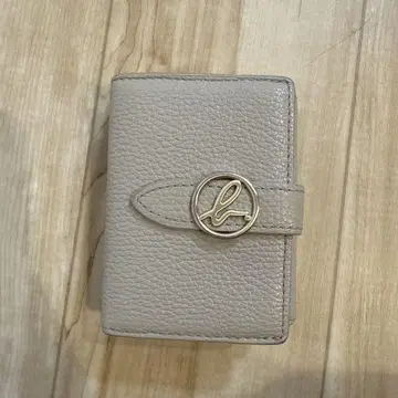 에네스베 3단 폴더형 지갑 베이지