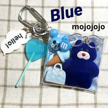 가챠 파우치 mojojojo 블루 계열~
