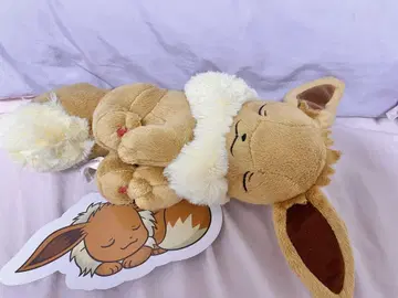 포켓몬 센터 이브이 봉제 인형 낮잠 이브이 포켓몬 포켓몬 센터