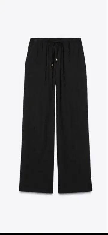 ZARA 자라 와이드 팬츠 블랙 허리밴딩 S 사이즈