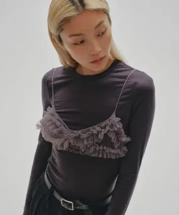 [ TODAYFUL ] Frill Tulle Bustier