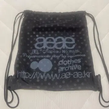 aeae 냅색 블랙 도트