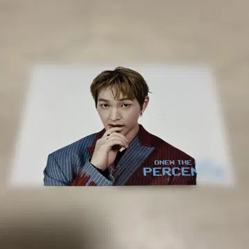 ONEW The Live Percent % 엽서 입장객 특전