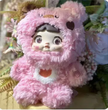 nommi QiQi 핑크 봉제 인형 키링 JUJU 3