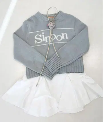 sinoon 니트 스카이블루