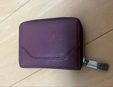 PELLE MORBIDA 컴팩트 지갑 와인 레드 가죽