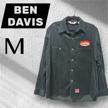 BEN DAVIS 벤 데이비스 코듀로이 긴팔 셔츠 M 새상품급
