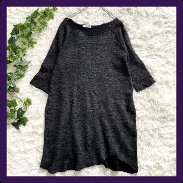 무료배송 ICHI Antiquites 마 혼방 울 니트 원피스