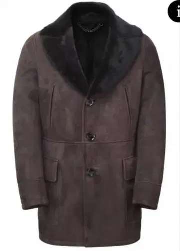 [ 정가 약 50만 ] Crombie 크롬비 시어링 피코트 L 사이즈