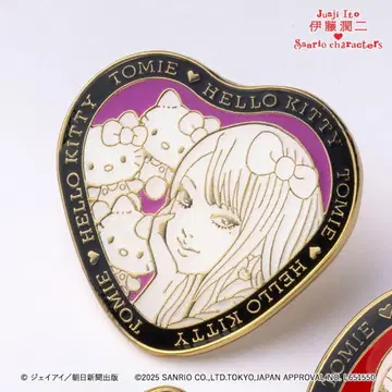 이토 준지 산리오 키티 갸루 토미에 핀즈 하트 한정판 배지