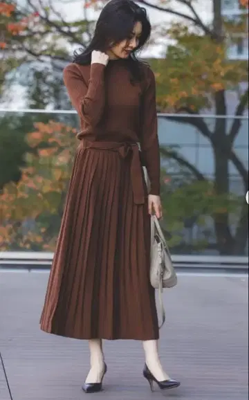 빔즈하트 리브 니트 셋업