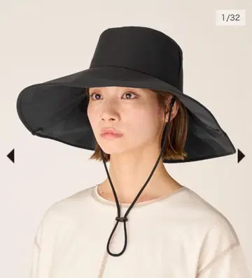 선배리어100 모자 와이드 햇 + plus 블랙