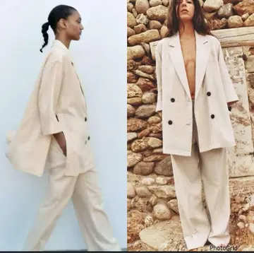 ZARA 베이지 셋업