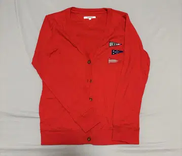 TOMMY 레드 가디건 와이셔츠 세트