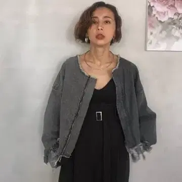 [Ameri] REMAKE LIKE OVER JACKET 디자인 데님
