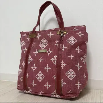 russet 러셋 토트백 숄더 캔버스 레드 일본제