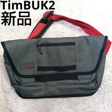미사용 TIMBUK2 카타펄트 슬링 메신저 백 그레이/빨간색