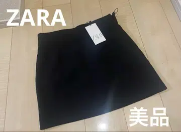 [ 미사용 새상품 ] ZARA 미니 스커트 블랙 택 포함