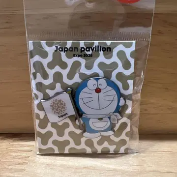 오사카 간사이 만박 도라에몽 핀 배지 [ 익명 배송 ]