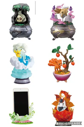 포켓몬스터 포켓몬 리멘트 피규어 6종 세트