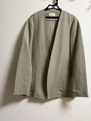 Demi-Luxe BEAMS 노카라 자켓 38 베이지