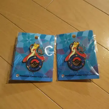 포켓몬 센터 카나자와 로고 핀즈 2개 세트 미로카로스