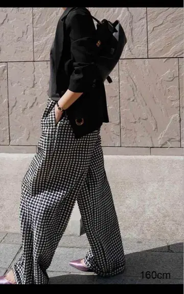 machatt 깅엄 체크 팬츠