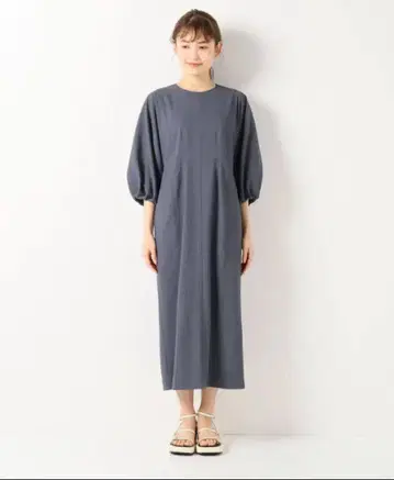 IENA 리란체 볼륨 슬리브 원피스