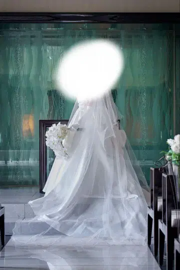 페리체 마츠에다 베일 롱 웨딩