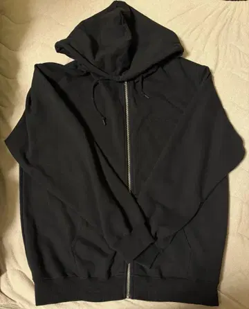 [새상품급] XLARGE 블랙 풀 집업 후드티