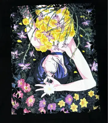 체인소 맨 레제 애니메이션 T셔츠 블랙 XL reze black